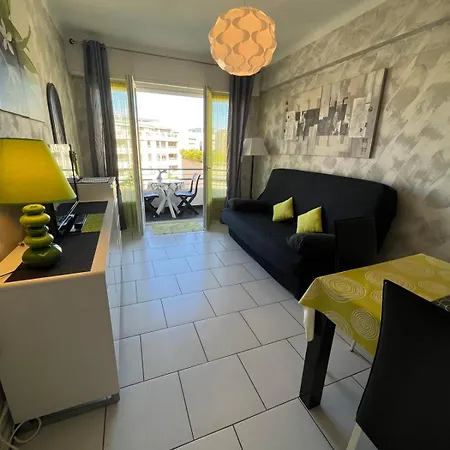 Studio In The Heart Of Les Pins With Magnificent Sea View Terrace Apartment